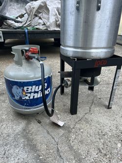 Loco Burner With Propane Tank And Pot
