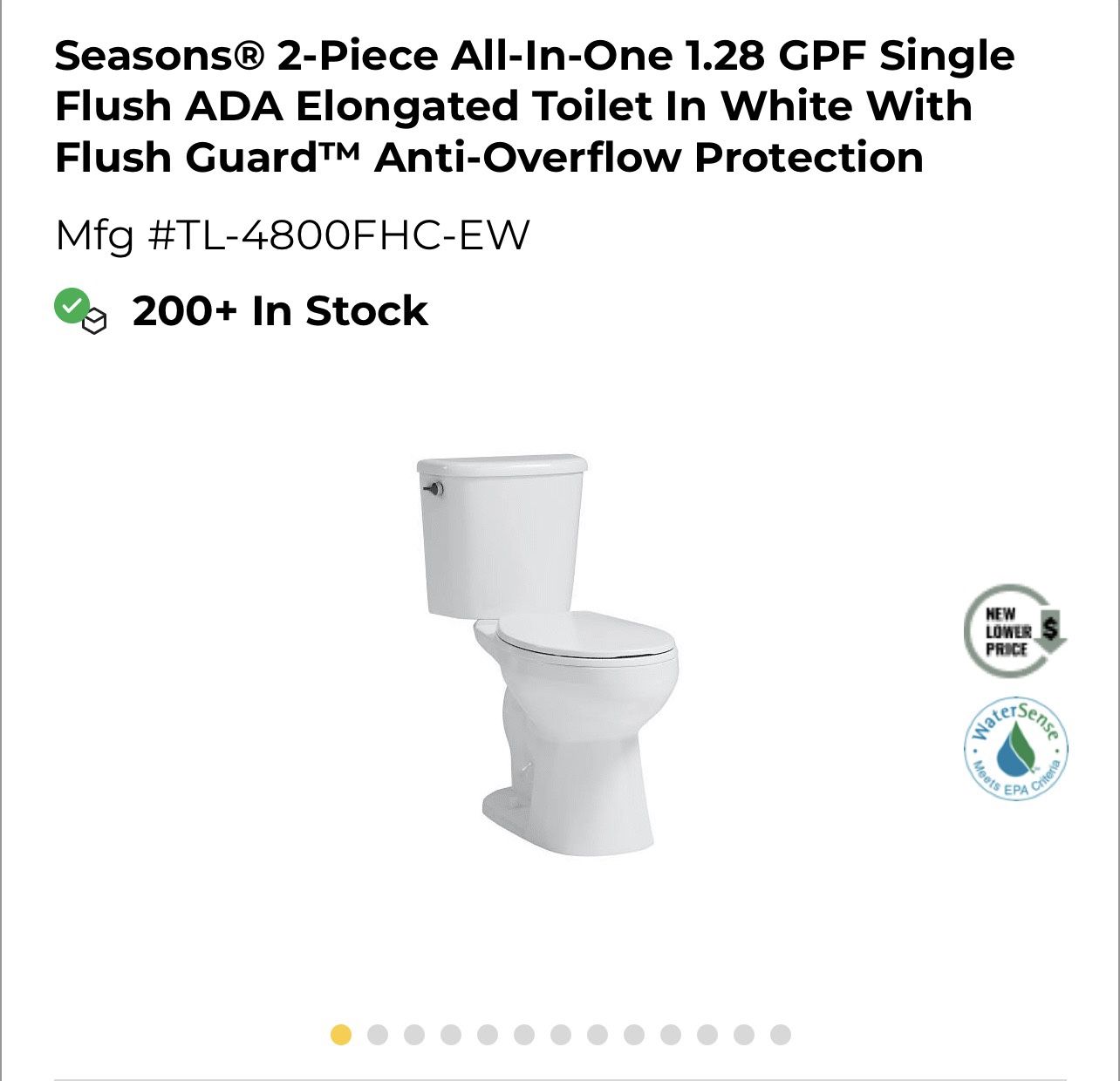 1.28 Gallon Toilet