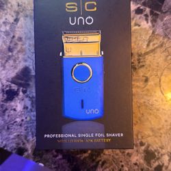 S/C UNO PROFESSIONAL SINGLE FOIL SHAVER WITH LITHIUM-ion Battery $40
