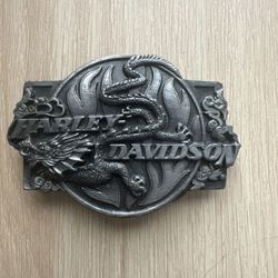 Vintage 1989 Harley Davidson Buckle