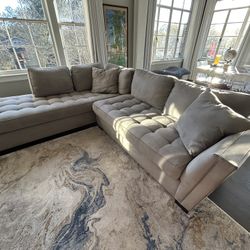 Rooms To Go Sectional + Matching Chair – Excellent Condition