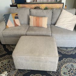 Couch/Sofa With Ottoman Like New 