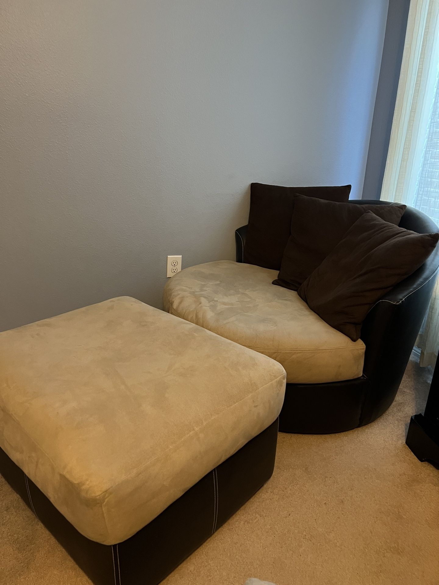 Chair and Ottoman