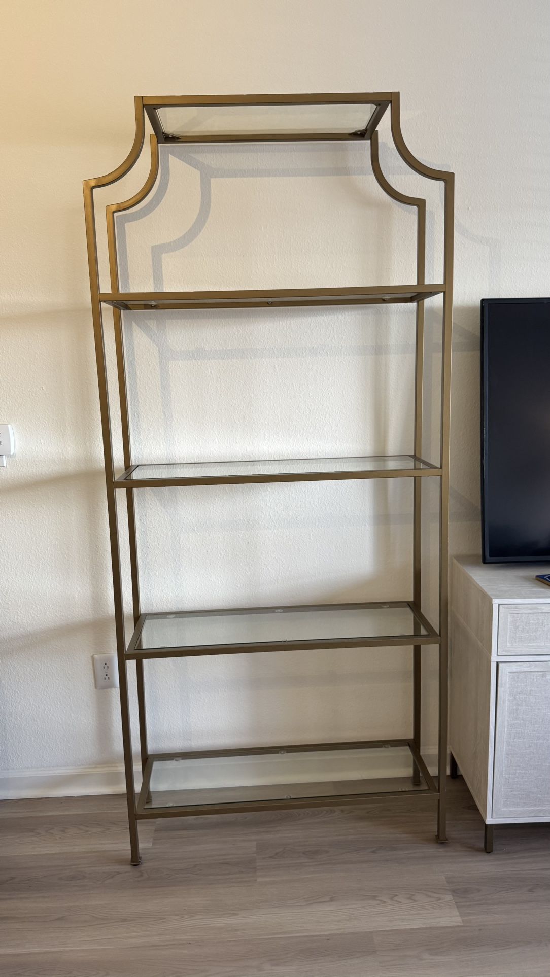 Gold Storage Bookcase