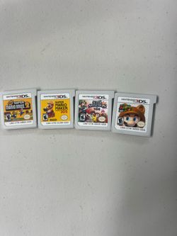 Super Mario 3D Land ,super smash bros ,super mario maker,super mario 2 for Nintendo 3DS