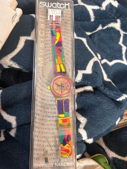 Swatch Watch  Phillip Glass  collection. It was purchased in Switzerland case has never been opened.
