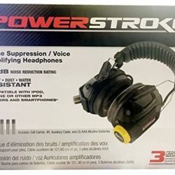 POWERSTROKE - Noise Suppression /Voice Amplifying Headphones