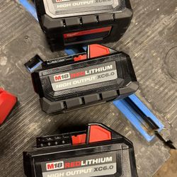 Milwaukee M18 6.0 H.O Battery’s 