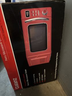 Brand New Red Microwave