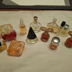 Miniature Perfume Bottles.....13 bottles .