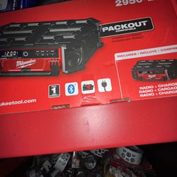 New Milwaukee 18 Volt Pack out Radio & Charger $300 Tool only 