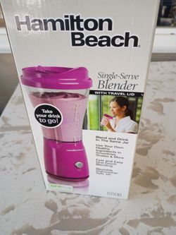 Hamilton Beach Single-Serve Blender with Travel Lid