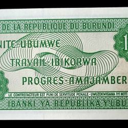 2005  Burundi 10 Franc note