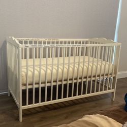 White Baby Crib