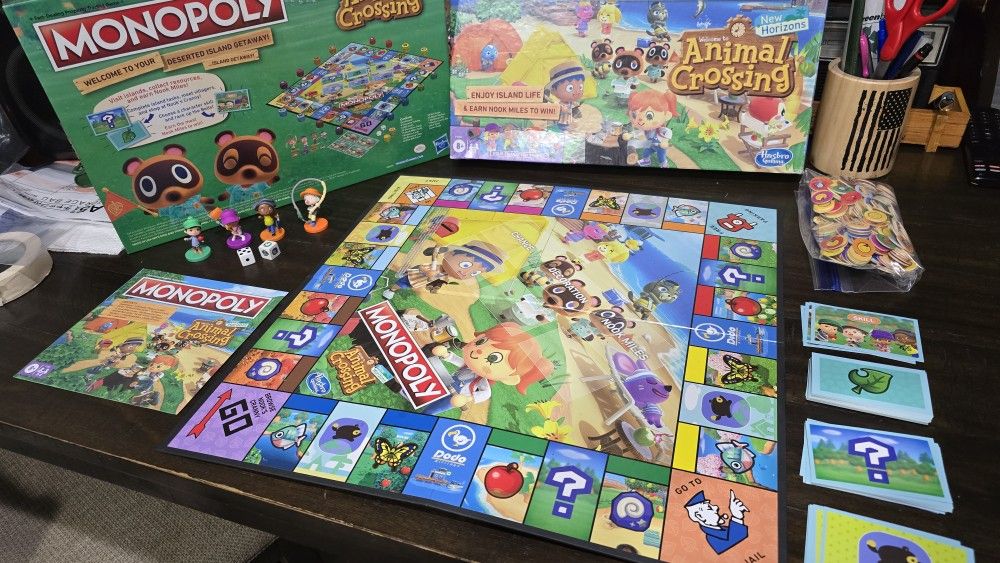 Monopoly Welcome To Animal Crossing - 2021 By Mattel Kidys Toys Board Game Video Games Nintendo ๐ฎ