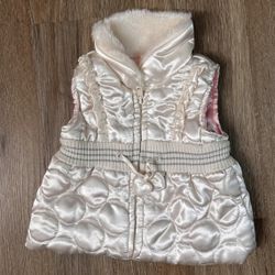 Pearl White Vest for Babies - 6/9 Months