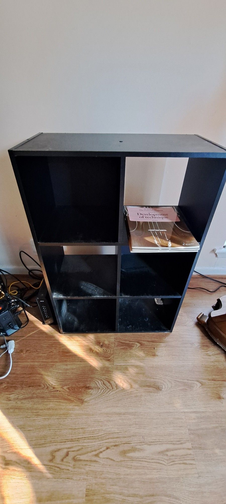 6 Cube Storage Shelf Organizer Bookshelf with Open Back