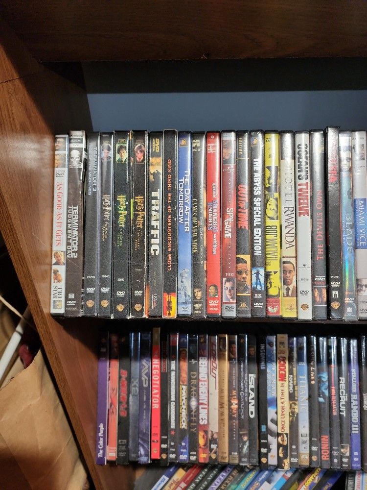 Various DVD Movies 50 Cents Each