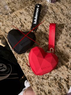 Lululemon heart shape wristlet
