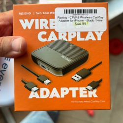 Rexing - CPW-2 Wireless CarPlay Adapter for iPhone - Black