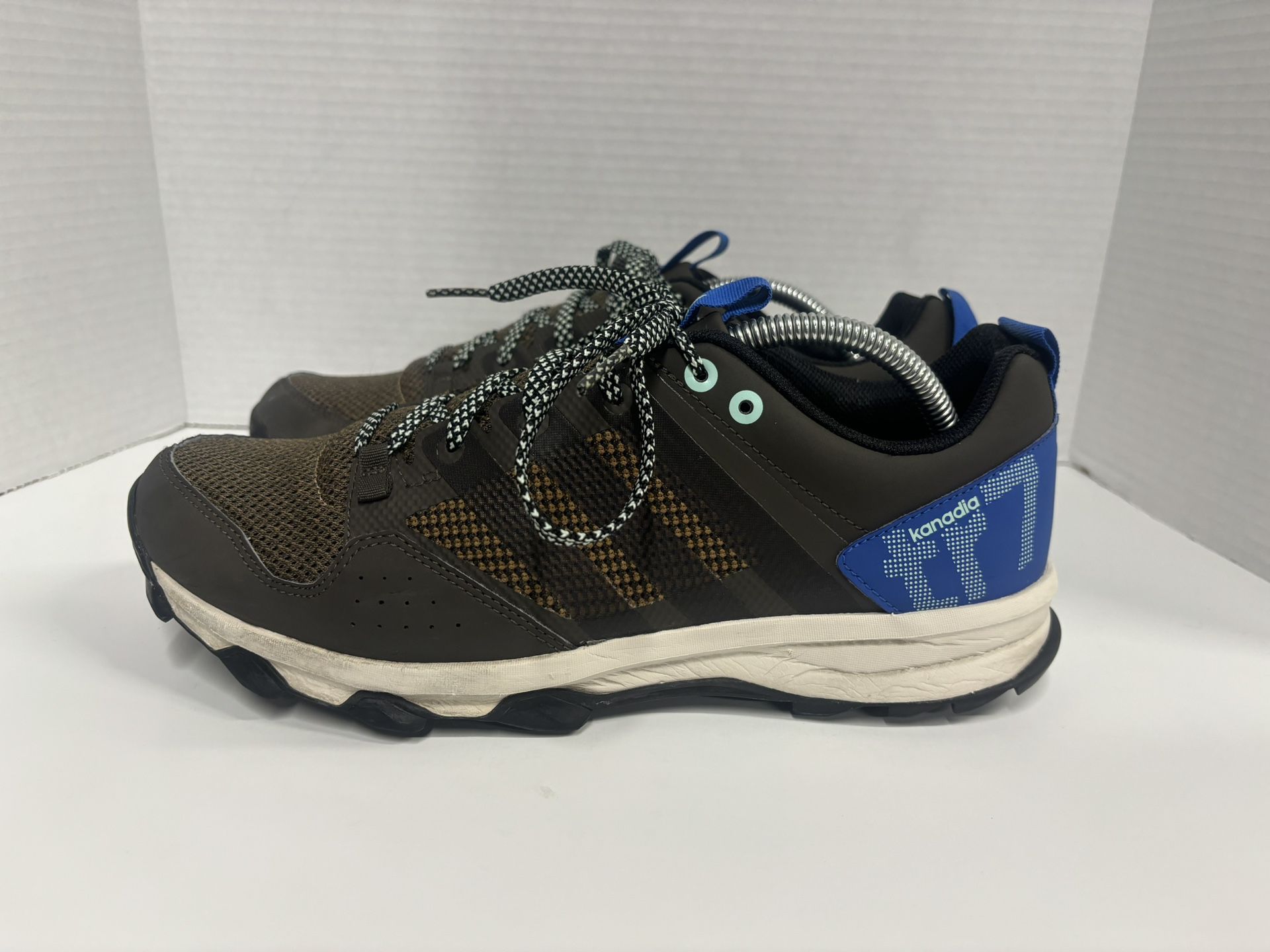 Adidas Kanadia TR 7 trail running/hiking shoes B33628 Brown Blue Men’s size 9.5