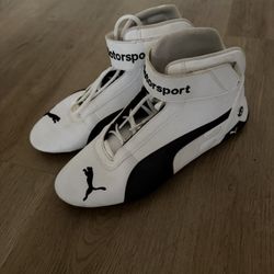 BMW/Puma Mid-top Racing Shoes Size 9
