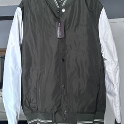 Michael Kors varsity -style bomber jacket, new w/tags