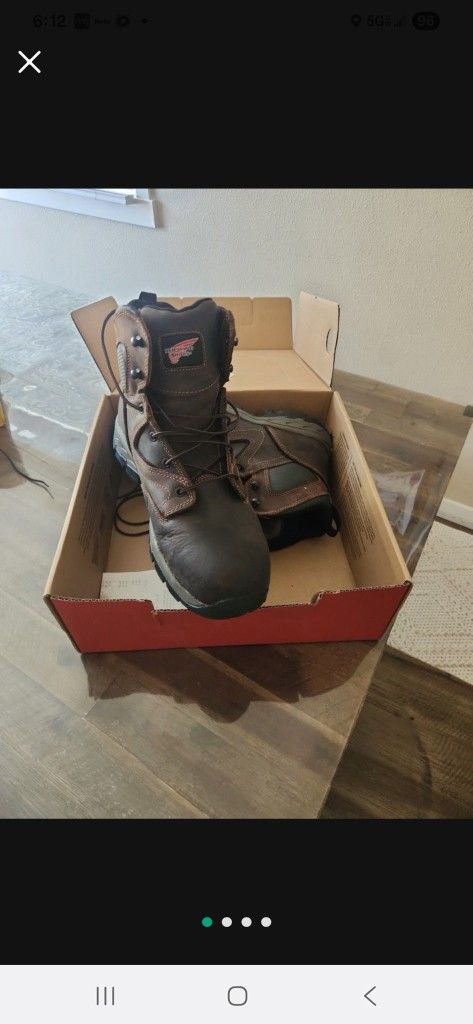 Red Wing Boots Size 14 Aluminum Toe