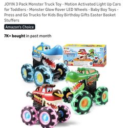 New in box GlowRover Monster Trucks 