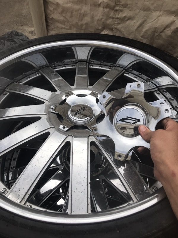 26" Agetro forged staggered rims wheels.