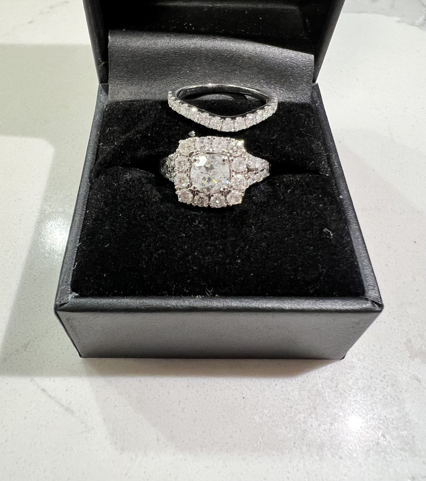 3ctw Diamond Engagement Ring 14kt White Gold