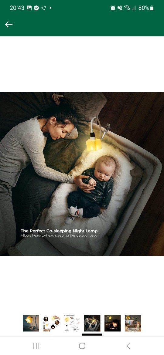 ErgoJoJo LED Clip On Star Light, Warm & Dimmable light, Breastfeeding Essentials- Ideal Baby Night Light for bedside bassinet, Reading light, Desk lam