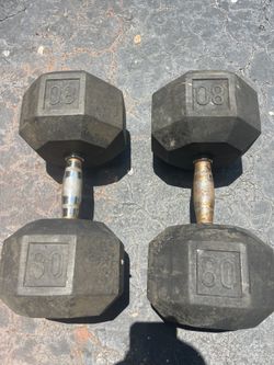 80lb Dumbbells