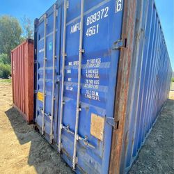 Used 40 Foot High Cubed Cargo Worthy Shipping Container - Denver