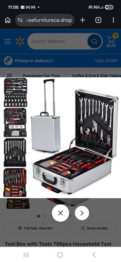 Suitcase tool set