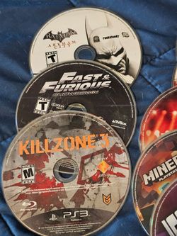 PS3 console + Game Disc Lot