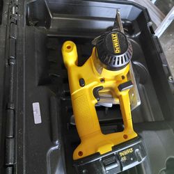 Dewalt saw with light, battery and charger