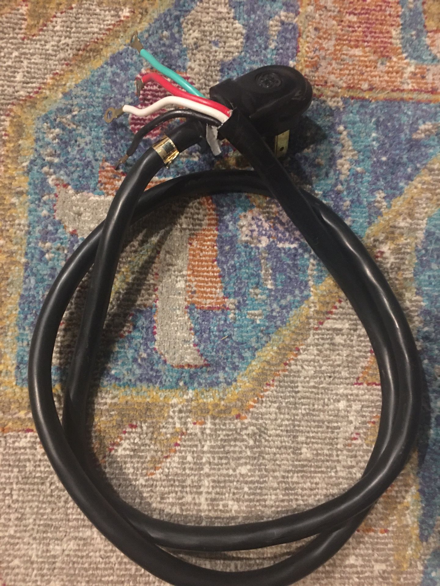 GE 4 Prong 6 Foot 30 Amp Power Cord