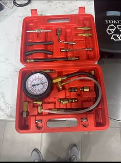 0-140PSI Fuel Pressure Tester Kit, Diesel Diagnostic Tool