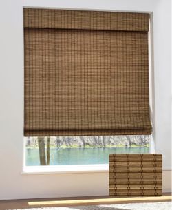 Bamboo Roman Shade Window Blind