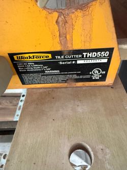 Workforce tile cutter