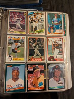 70/80's Baseball, Football, Basketball Binder