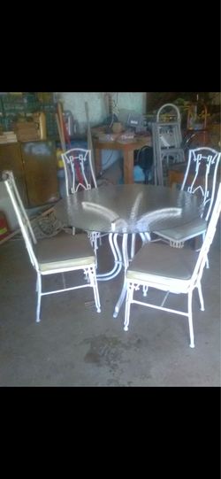 Table and chairs