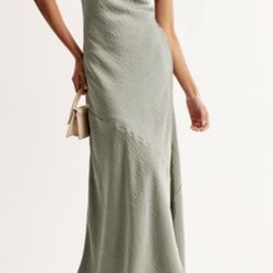 Abercrombie & Fitch Sage Green Dress S/P