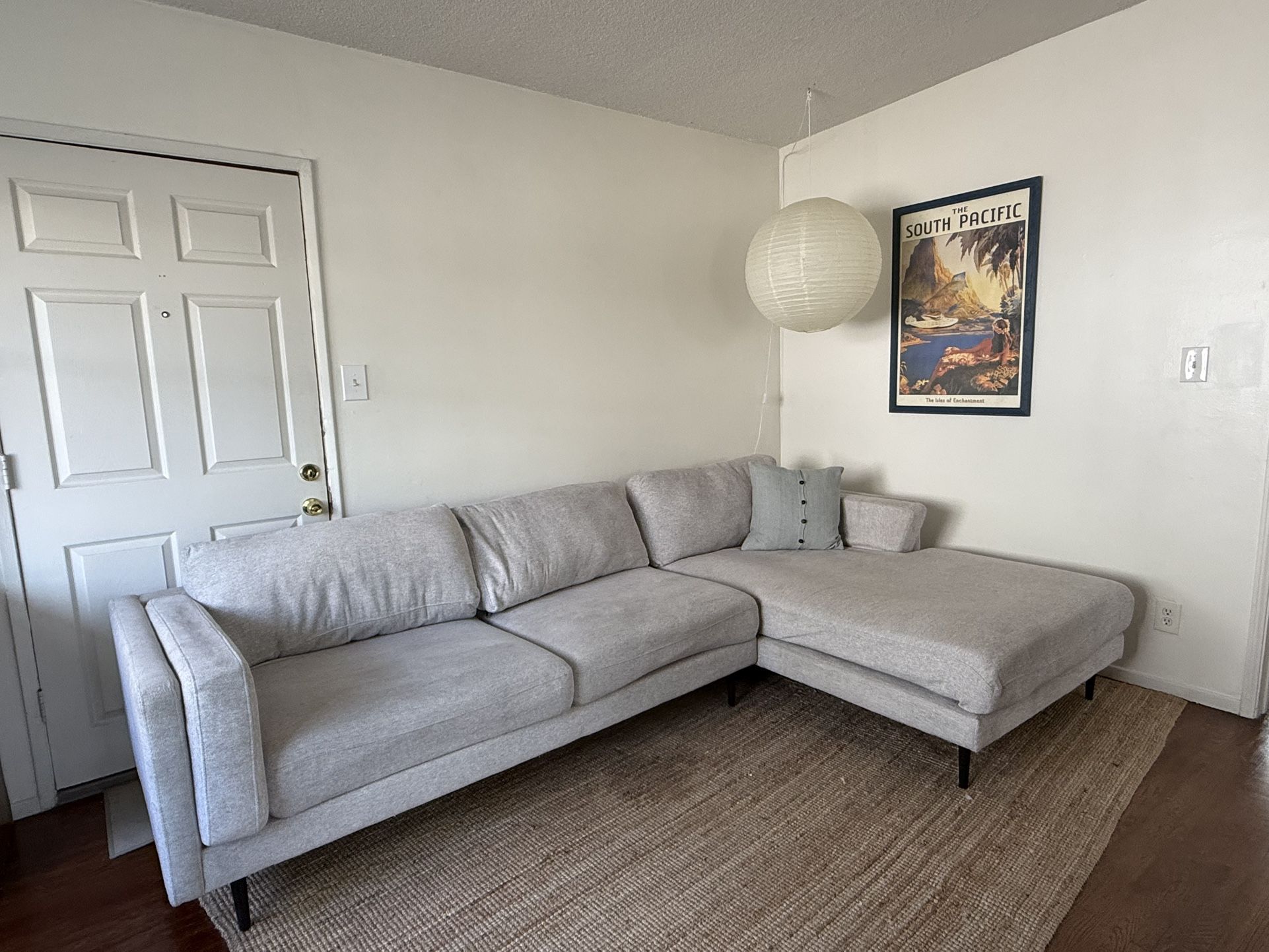 Grey L Shaped Couch