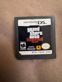 Grand theft auto Chinatown wars for Nintendo Ds