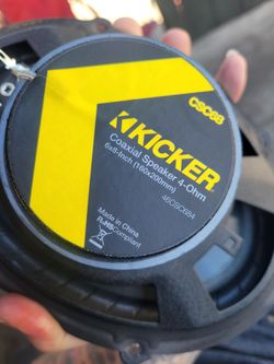 Kicker CSC68 6x8-Inch Coaxial Speaker 4-Ohm