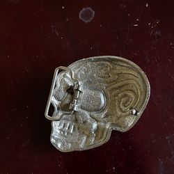 Skull belt buckle