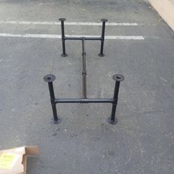 Muzik Industrial Pipe Table Leg Set