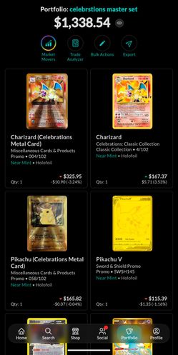 2025 celebrations Master set with nine promos